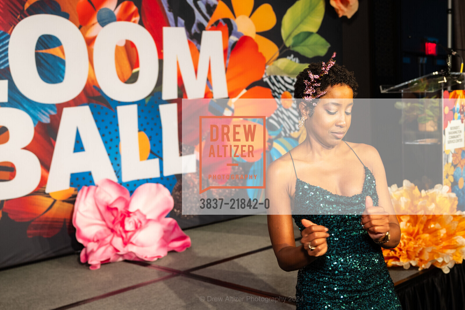 Kumasi Aaron, Bloom Ball: Booker T. Washington Community Service Center, Hotel Nikko San Francisco. 222 Mason St, September 19th, 2024, Photo #3837-21842-0 Kumasi Aaron, Photo #3837-21842-0