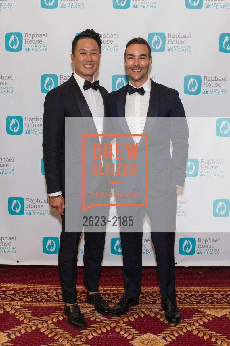 Gene Chan, Chad Bolick, 20th Annual Raphael House Gala 2017 "There's No Place Like Home", Palace Hotel. 2 New Montgomery, San Francisco, Photo #2623-2185 Gene Chan, Chad Bolick, Photo #2623-2185