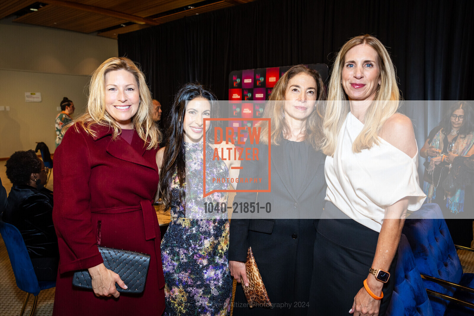 Metta Krach, Jennifer Garner Narita, Victoria Rotenstreich, Rebecca Fisk, NIGHT OF COURAGE 2024 hosted by Futures Without Violence, Presidio Theatre. 2340 Chestnut St, September 25th, 2024, Photo #1040-21851-0 Metta Krach, Jennifer Garner Narita, Victoria Rotenstreich, Rebecca Fisk, Photo #1040-21851-0