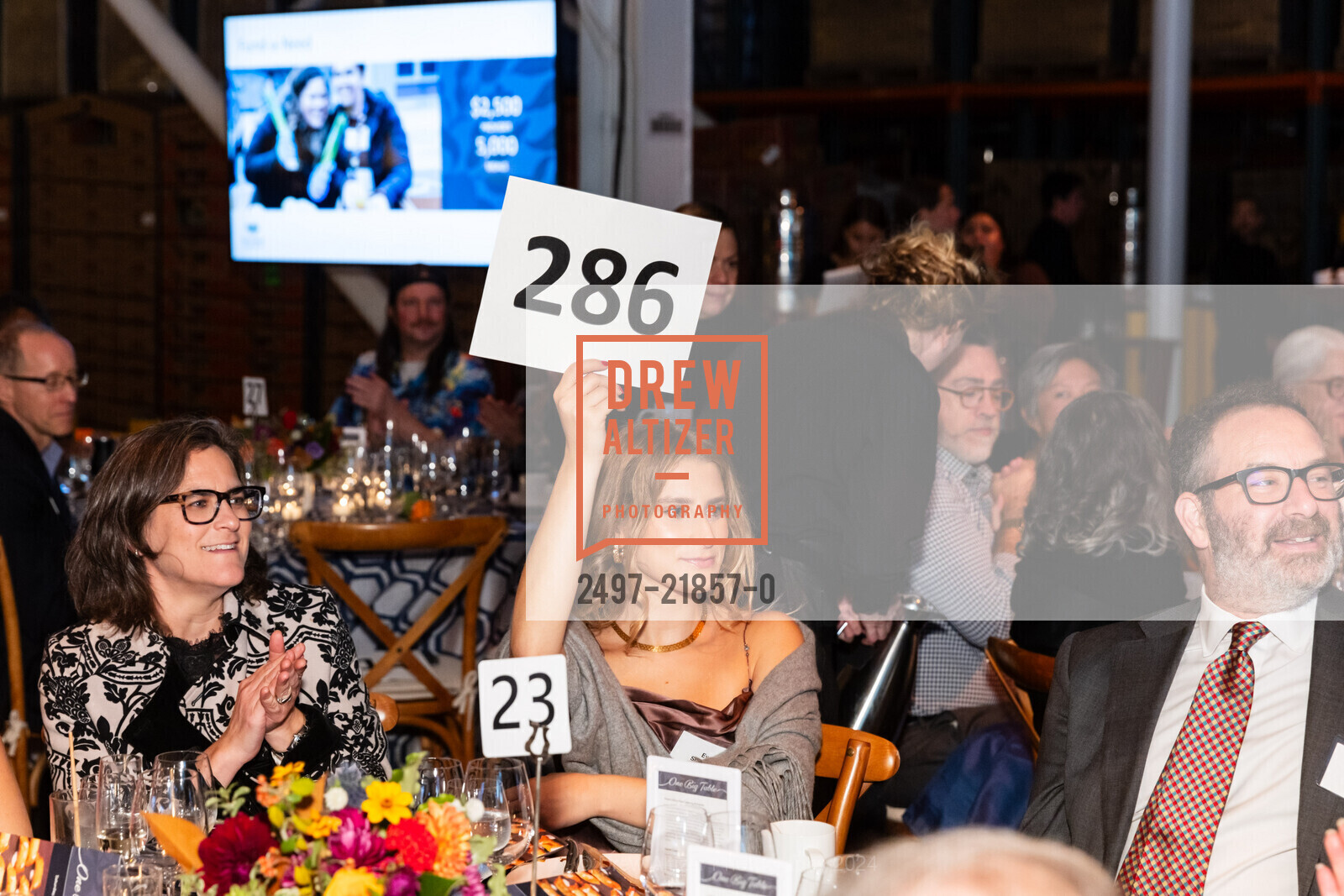 Hilary Seligman, Eva Seligman, Adam Seligman, SF Marin Food Bank hosts ONE BIG TABLE 2024, SF Marin Food Bank. 900 Pennsylvania Ave, September 28th, 2024, Photo #2497-21857-0 Hilary Seligman, Eva Seligman, Adam Seligman, Photo #2497-21857-0