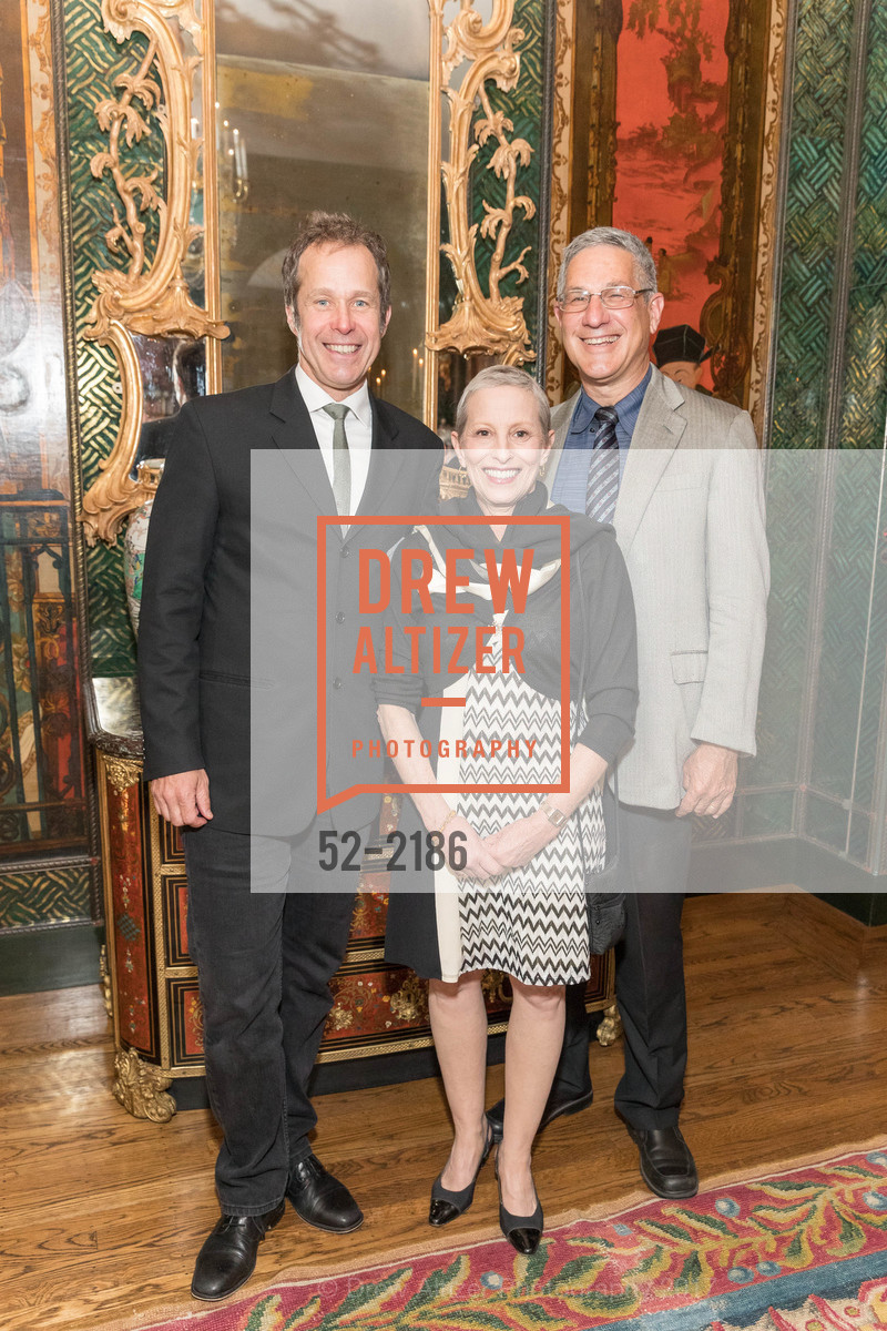 Brian Staufenbiel, Marlene Pitkow, Mark Kalow, Gordon and Ann Getty Host Opera Parallele with Composer Philip Glass, Private Residence, May 11th, 2017, Photo #52-2186 Brian Staufenbiel, Marlene Pitkow, Mark Kalow, Photo #52-2186