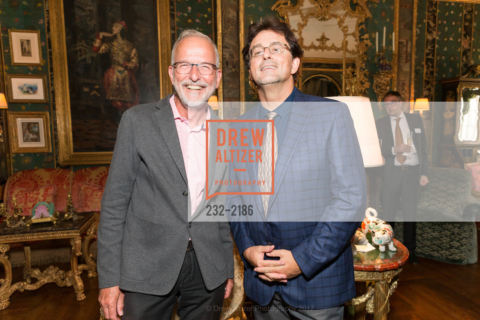 Martin Mueller, Gordon and Ann Getty Host Opera Parallele with Composer Philip Glass, Private Residence, May 11th, 2017, Photo #232-2186 Martin Mueller, Photo #232-2186