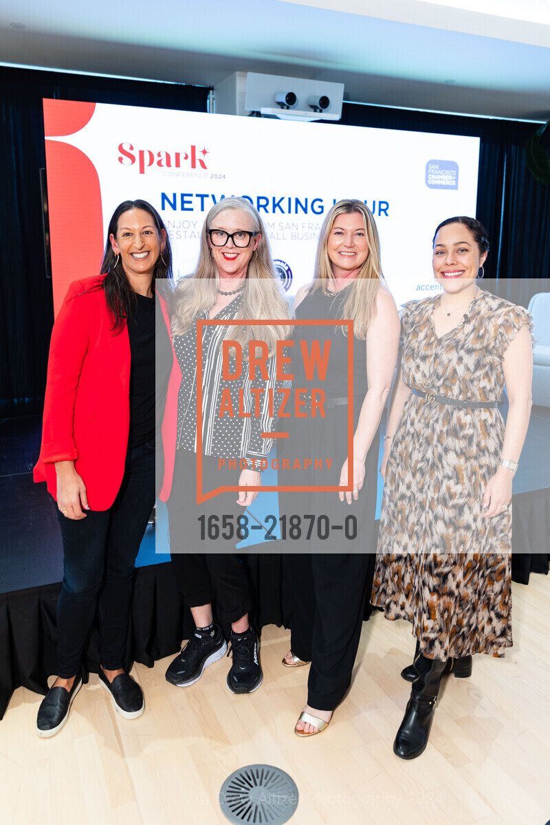 Maya Agaskar, Cammy Blackstone, Sally Kay, Marisa Rodriguez, SF Chamber SPARK Event, Salesforce Tower. 415 Mission St, October 9th, 2024, Photo #1658-21870-0 Maya Agaskar, Cammy Blackstone, Sally Kay, Marisa Rodriguez, Photo #1658-21870-0