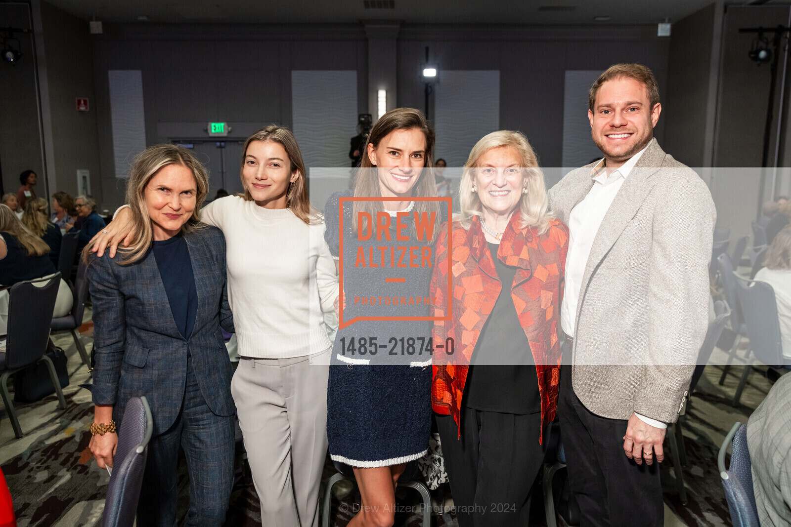 Sofi Ferracuti, Zoe Hyatt, Susan Hyatt, Zach Hyatt, Reproductive Freedom Luncheon, Crowne Plaza Hotel. 4290 El Camino Real, October 10th, 2024, Photo #1485-21874-0 Sofi Ferracuti, Zoe Hyatt, Susan Hyatt, Zach Hyatt, Photo #1485-21874-0