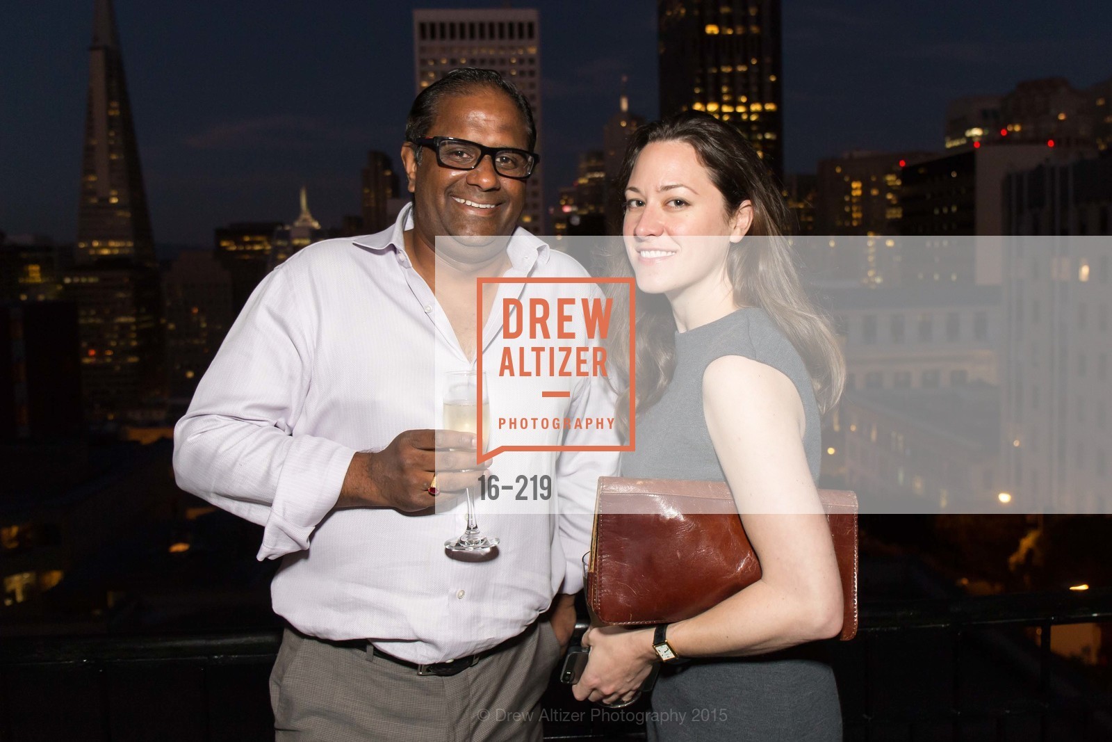 Kannan Ayyar, Maggie Stack King, Gucci & Vogue Dinner, University Club. University Club, . 800 Powell St, August 5th, 2015, Photo #16-219 Kannan Ayyar, Maggie Stack King, Photo #16-219