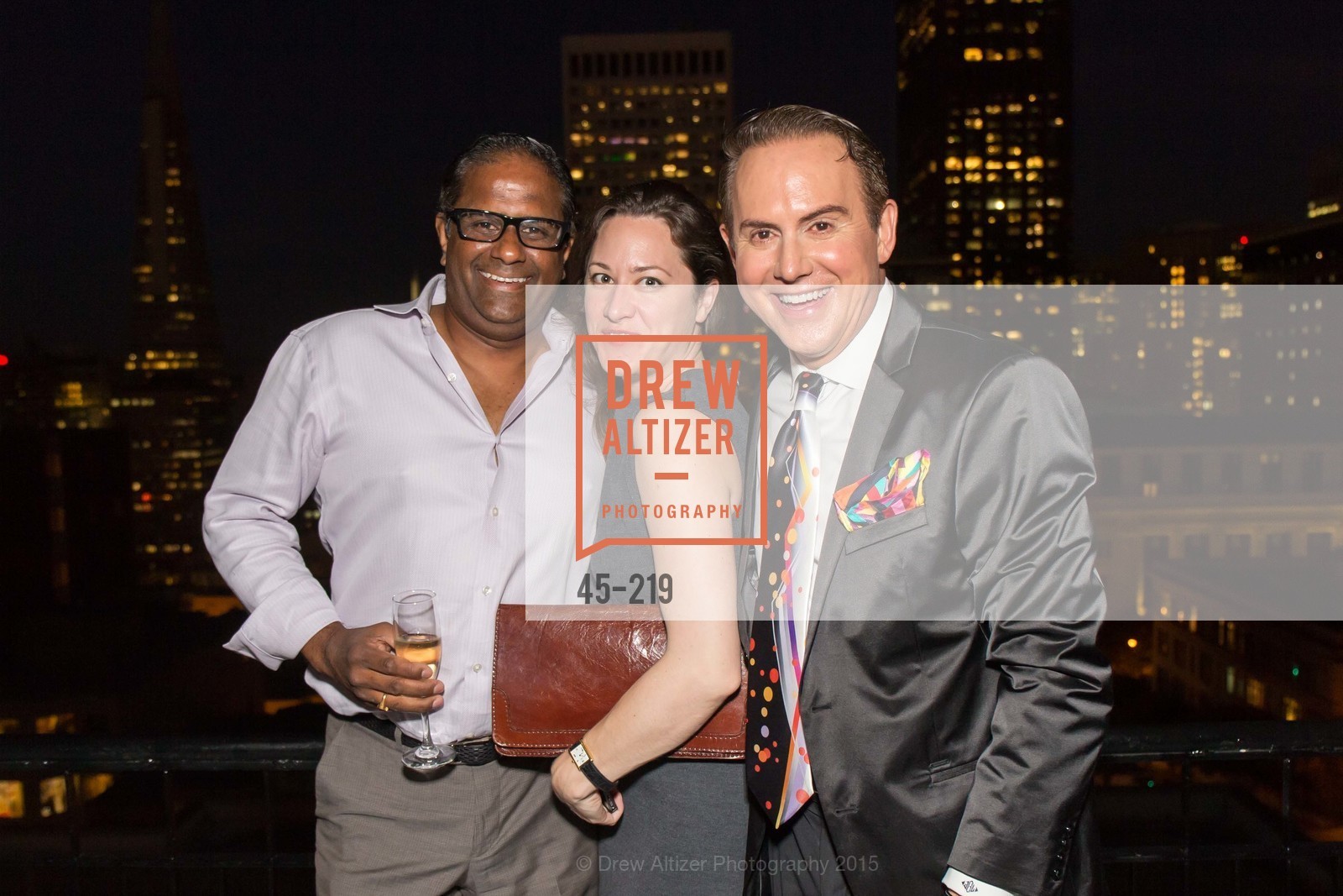 Kannan Ayyar, Maggie Stack King, Joel Goodrich, Champagne Reception & Screening of Million Dollar Listing San Francisco, University Club. 800 Powell St, August 5th, 2015,Drew Altizer, Drew Altizer Photography, full-service event agency, private events, San Francisco photographer, photographer California