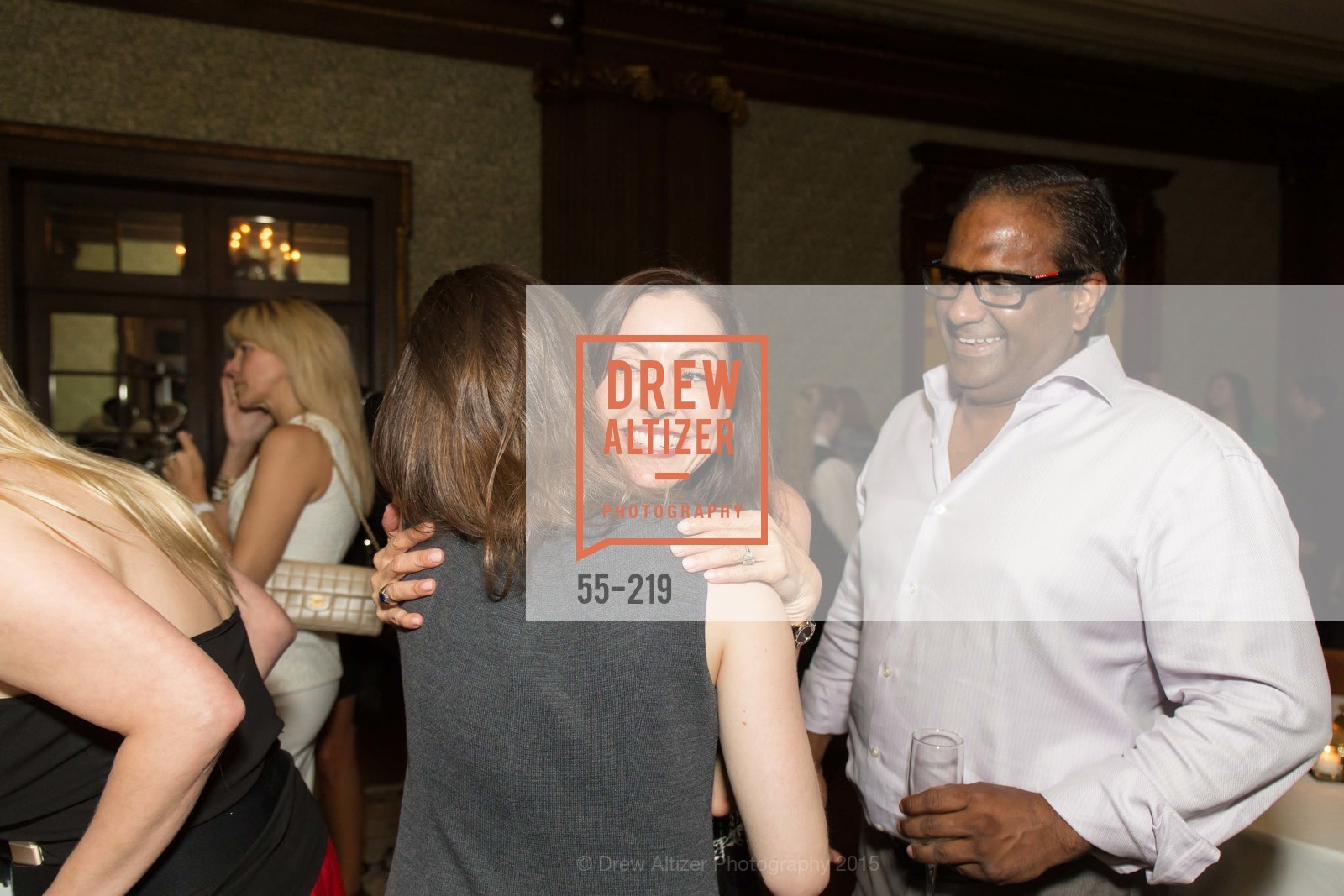 Marybeth Lamotte, Kannan Ayyar, Gucci & Vogue Dinner, University Club. University Club, . 800 Powell St, August 5th, 2015, Photo #55-219 Marybeth Lamotte, Kannan Ayyar, Photo #55-219