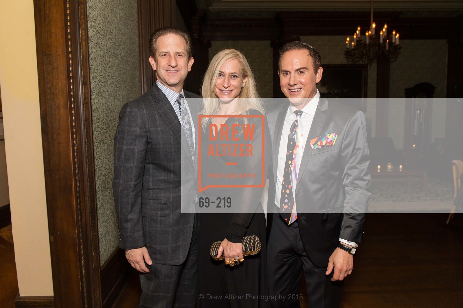 Robert Shwarts, Joni Binder, Joel Goodrich, Champagne Reception & Screening of Million Dollar Listing San Francisco, University Club. 800 Powell St, August 5th, 2015