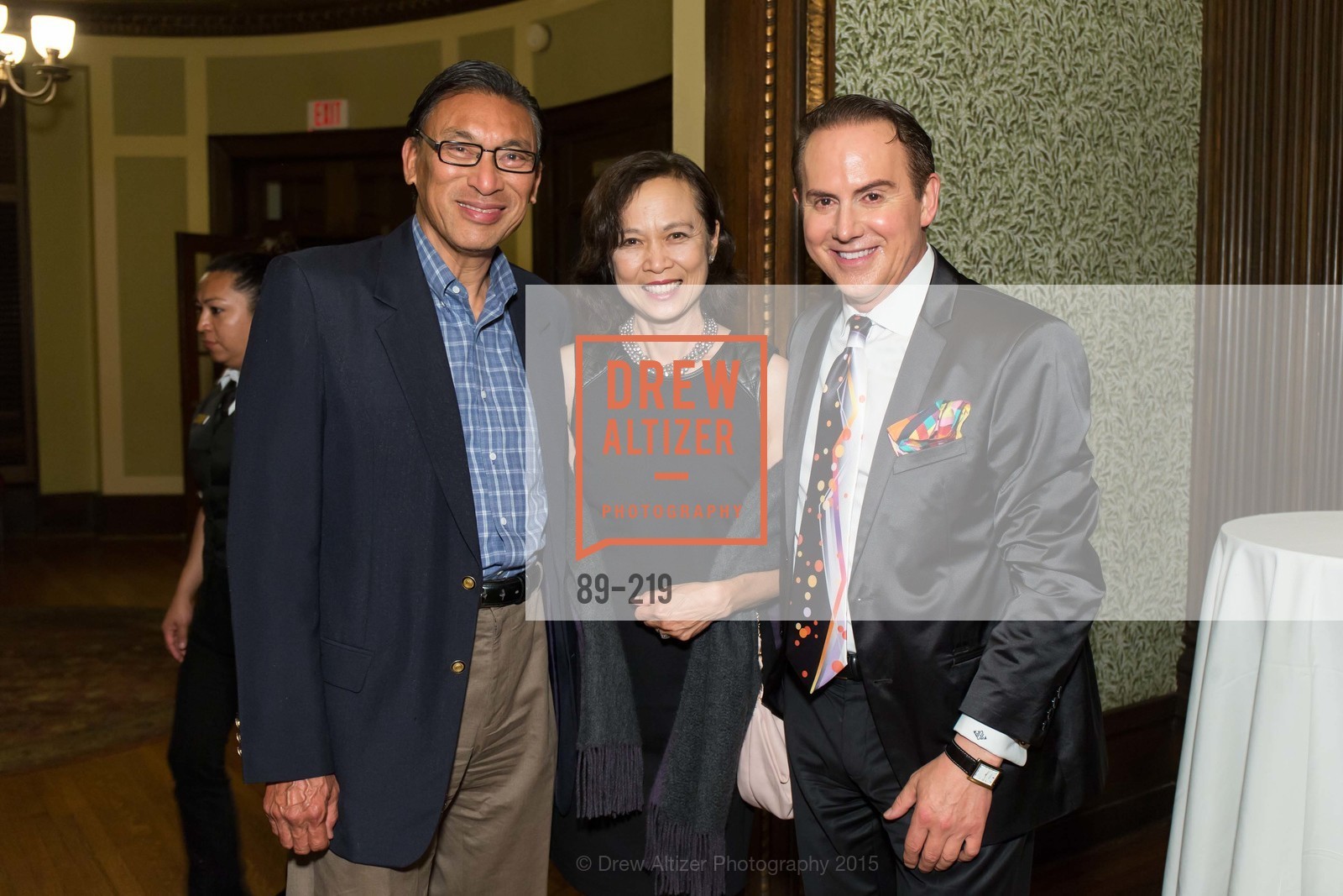 Leon Lee, Marion Lee, Joel Goodrich, Champagne Reception & Screening of Million Dollar Listing San Francisco, University Club. 800 Powell St, August 5th, 2015,Drew Altizer, Drew Altizer Photography, full-service event agency, private events, San Francisco photographer, photographer California