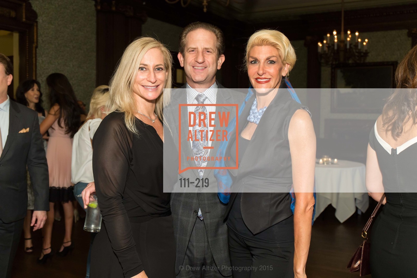 Joni Binder, Robert Shwarts, Karen Caldwell, Champagne Reception & Screening of Million Dollar Listing San Francisco, University Club. 800 Powell St, August 5th, 2015,Drew Altizer, Drew Altizer Photography, full-service event agency, private events, San Francisco photographer, photographer California