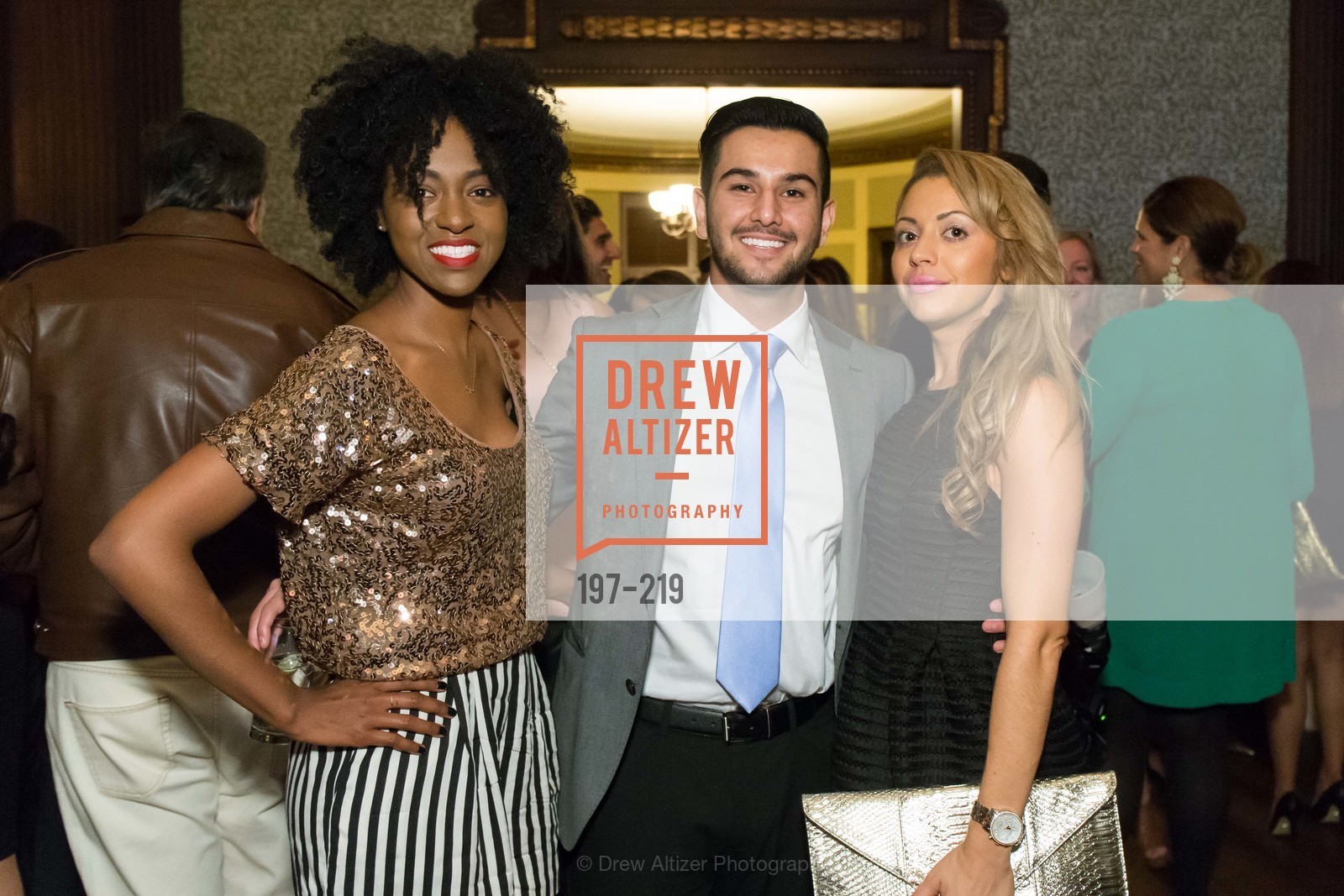 Nicole Newkirk, Obeid Habibi, Jessica Smith, Champagne Reception & Screening of Million Dollar Listing San Francisco, University Club. 800 Powell St, August 5th, 2015,Drew Altizer, Drew Altizer Photography, full-service agency, private events, San Francisco photographer, photographer california