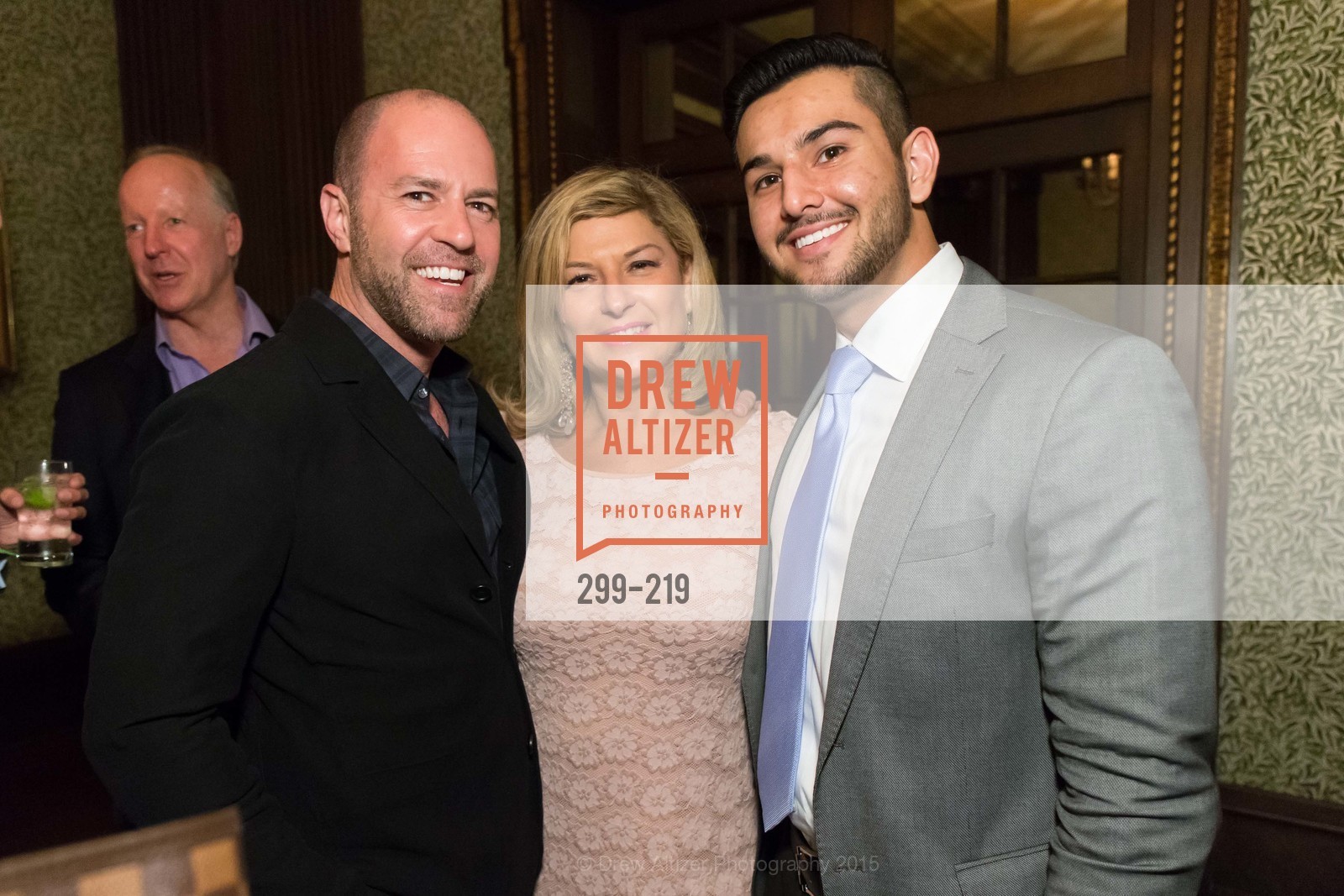 Scott Siegel, Jackie Teplitzky, Obeid Habibi, Champagne Reception & Screening of Million Dollar Listing San Francisco, University Club. 800 Powell St, August 5th, 2015,Drew Altizer, Drew Altizer Photography, full-service agency, private events, San Francisco photographer, photographer california