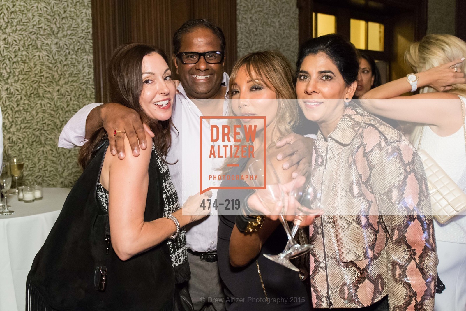 Marybeth Lamotte, Kannan Ayyar, Karen Tamblyn, Sujata Pherwani, Gucci & Vogue Dinner, University Club. University Club, . 800 Powell St, August 5th, 2015, Photo #474-219 Marybeth Lamotte, Kannan Ayyar, Karen Tamblyn, Sujata Pherwani, Photo #474-219