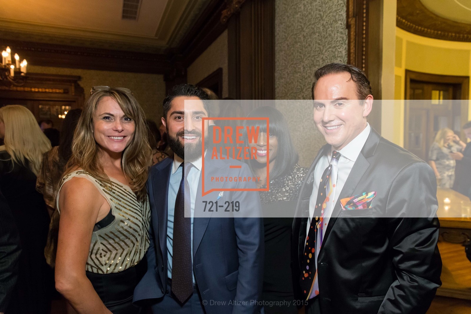 Teresa Rodriguez, Roh Habibi, Pernella Sommerville, Joel Goodrich, Champagne Reception & Screening of Million Dollar Listing San Francisco, University Club. 800 Powell St, August 5th, 2015,Drew Altizer, Drew Altizer Photography, full-service agency, private events, San Francisco photographer, photographer california