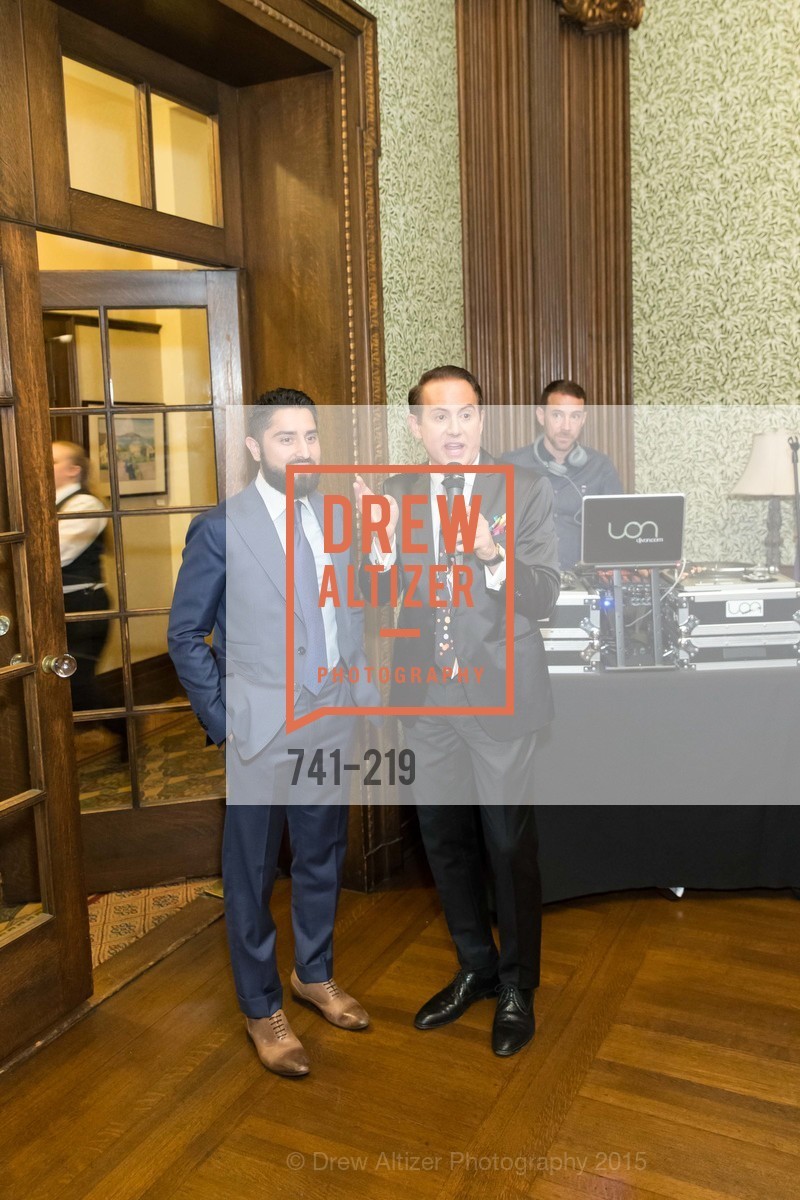 Ron Habibi, Joel Goodrich, Champagne Reception & Screening of Million Dollar Listing San Francisco, University Club. 800 Powell St, August 5th, 2015,Drew Altizer, Drew Altizer Photography, full-service agency, private events, San Francisco photographer, photographer california