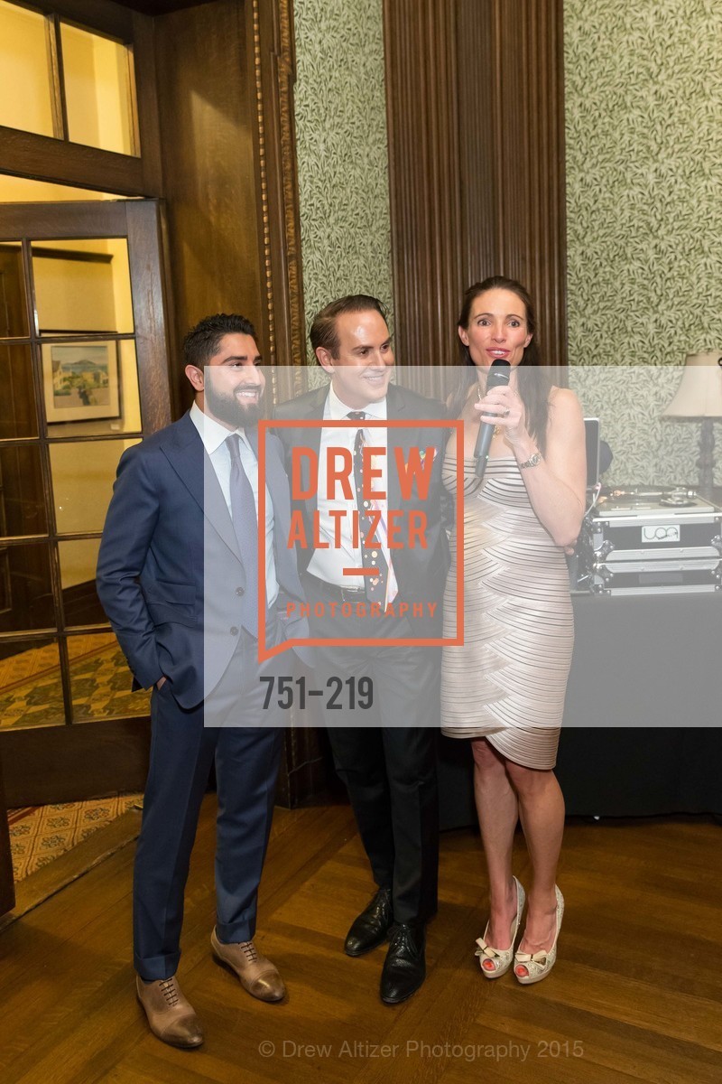 Ron Habibi, Joel Goodrich, Anne Laury, Champagne Reception & Screening of Million Dollar Listing San Francisco, University Club. 800 Powell St, August 5th, 2015,Drew Altizer, Drew Altizer Photography, full-service event agency, private events, San Francisco photographer, photographer California