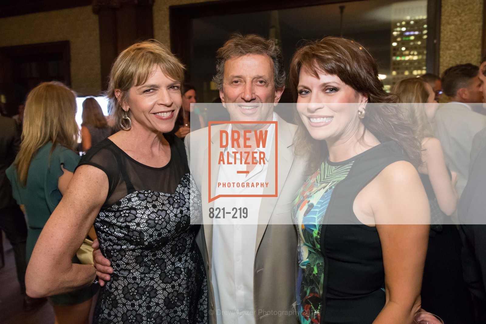 Beth Schnitzer, Jerry DalBozzo, Jennifer DalBozzo, Champagne Reception & Screening of Million Dollar Listing San Francisco, University Club. 800 Powell St, August 5th, 2015,Drew Altizer, Drew Altizer Photography, full-service agency, private events, San Francisco photographer, photographer california
