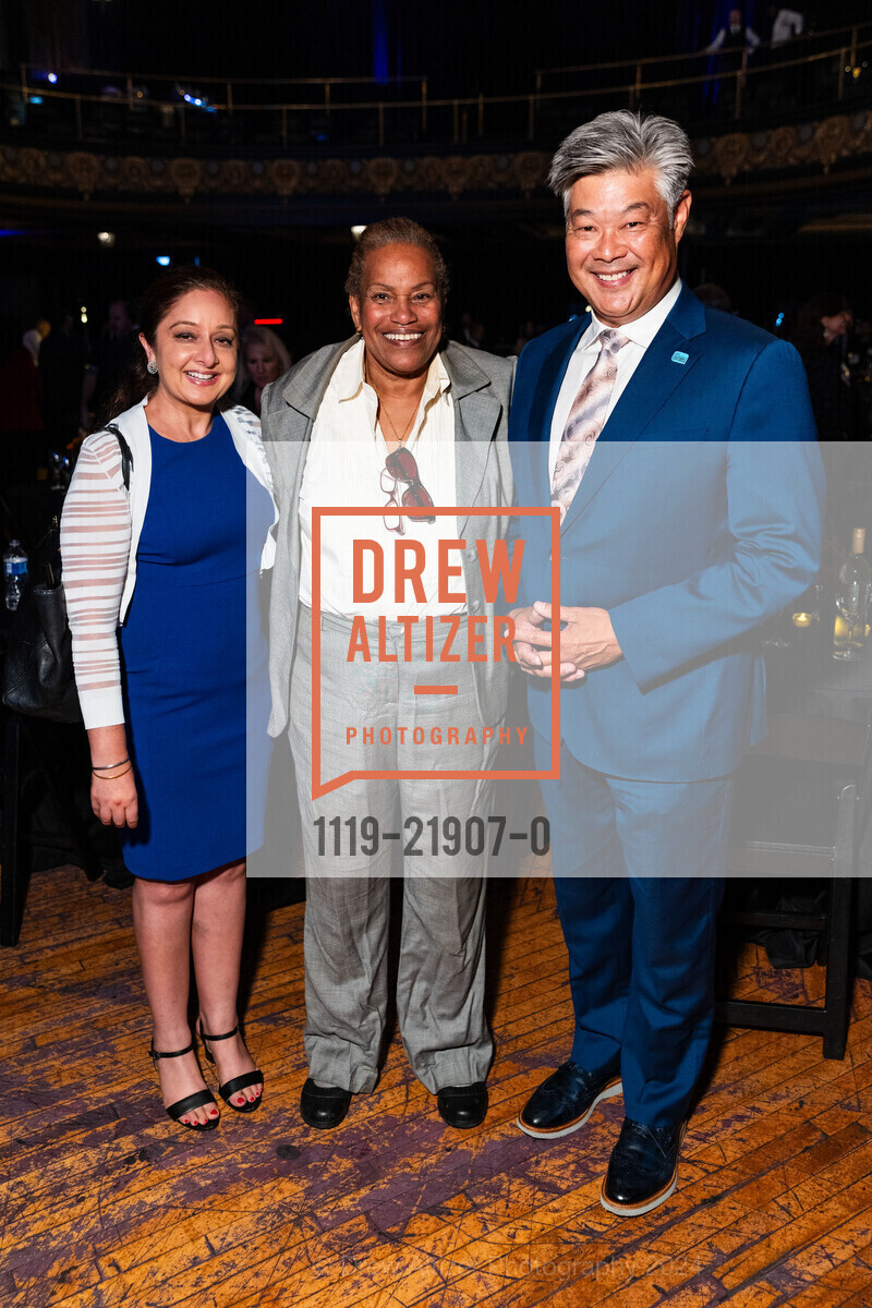 Raminder Somal, Evra Scott, Rodney Fong, SF Chamber Excellence in Business Awards: Prism of Excellence, Regency Ballroom. 1300 Van Ness Avenue, October 22nd, 2024, Photo #1119-21907-0 Raminder Somal, Evra Scott, Rodney Fong, Photo #1119-21907-0