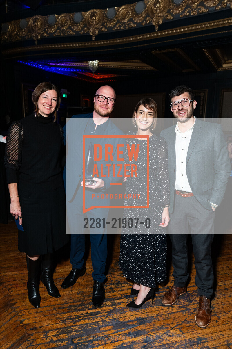 Janice Cavaliere, Daniel Pamperin, Katie Buchanan, Brian Stromquist, SF Chamber Excellence in Business Awards: Prism of Excellence, Regency Ballroom. 1300 Van Ness Avenue, October 22nd, 2024, Photo #2281-21907-0 Janice Cavaliere, Daniel Pamperin, Katie Buchanan, Brian Stromquist, Photo #2281-21907-0