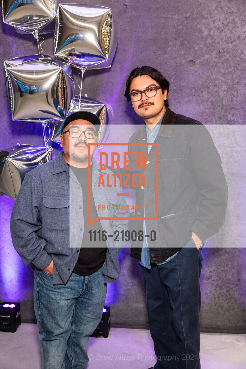 Alfredo Diaz, Esteban Ramón Pérez, ICA SF Downtown Launch Party, ICA SF. 245 Montgomery St, October 24th, 2024, Photo #1116-21908-0 Alfredo Diaz, Esteban Ramón Pérez, Photo #1116-21908-0