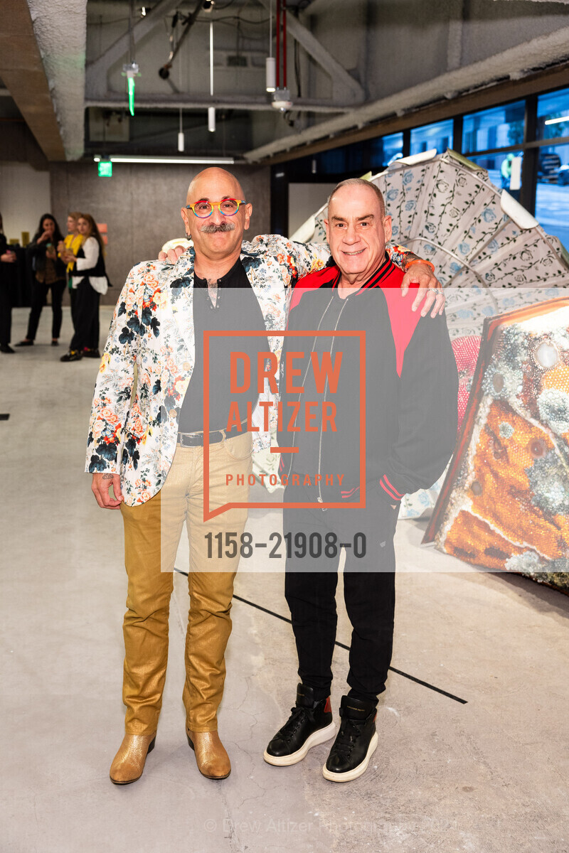 Jeff Dauber, Marc Levin, ICA SF Downtown Launch Party, ICA SF. 245 Montgomery St, October 24th, 2024, Photo #1158-21908-0 Jeff Dauber, Marc Levin, Photo #1158-21908-0