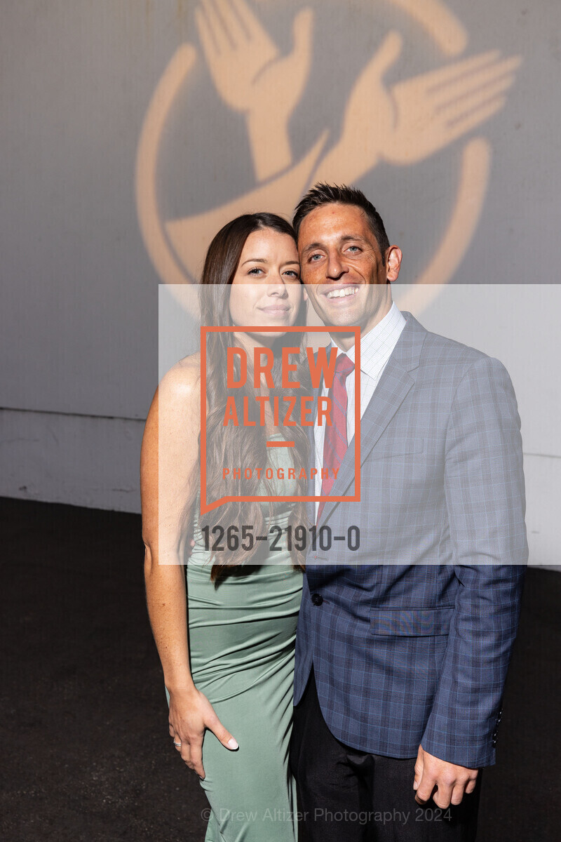 Tiffany Neuman, Brandon Clark, St. Anthony's 3rd Annual LEADING THE WAY Awards Ceremony, Terra Gallery. 511 Harrison Street, October 24th, 2024, Photo #1265-21910-0 Tiffany Neuman, Brandon Clark, Photo #1265-21910-0