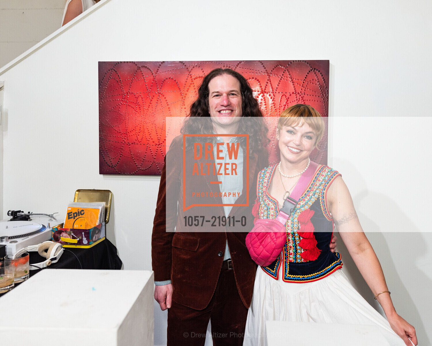 Adam Polakoff, Kelsey Ahern, Root Division's 2024 Annual Art Auction, Root Division. 1131 Mission St, October 24th, 2024, Photo #1057-21911-0 Adam Polakoff, Kelsey Ahern, Photo #1057-21911-0