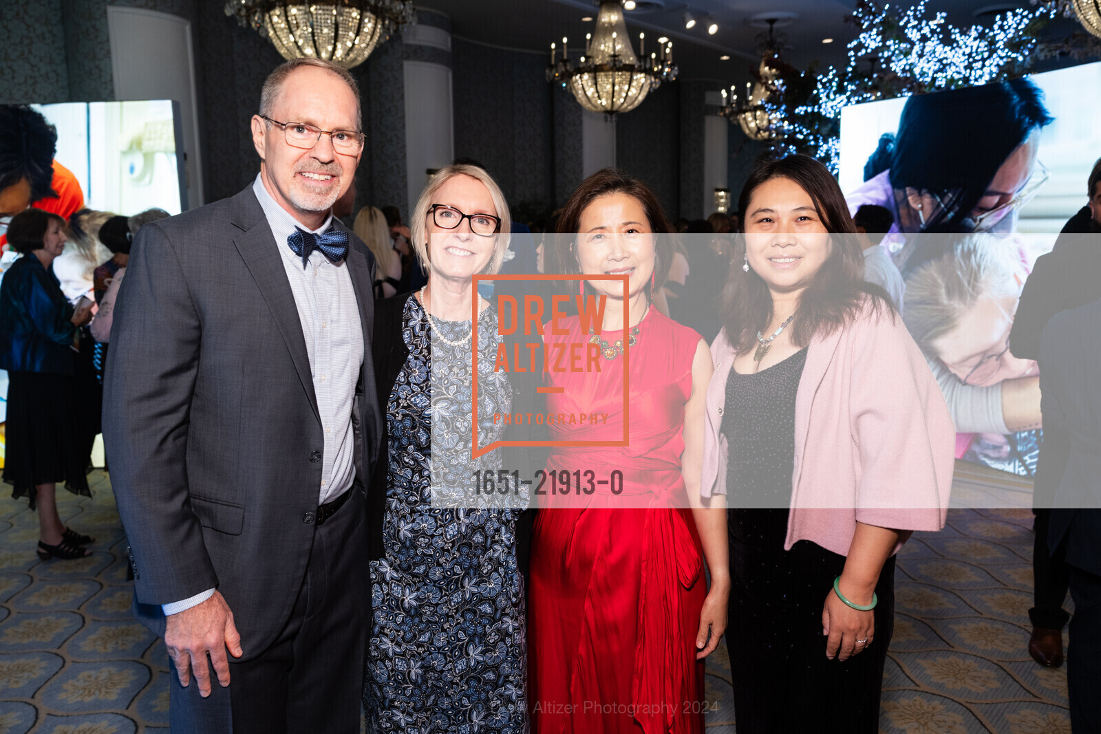 Jonathan Cotter, Holly Cotter, Rachel Lai, Christina Jia, George Mark Children's House 20th Anniversary Gala 2024, Palace Hotel. 950 Mason St, October 25th, 2024, Photo #1651-21913-0 Jonathan Cotter, Holly Cotter, Rachel Lai, Christina Jia, Photo #1651-21913-0