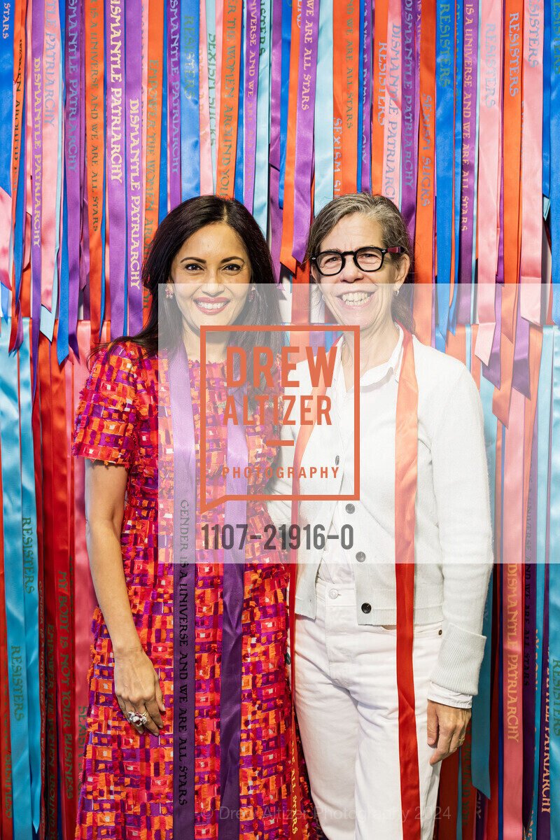 Komal Shah, Katy Siegel, Making Their Mark: Works from the Shah Garg Collection, BAMFA. 2155 Center St, October 26th, 2024, Photo #1107-21916-0 Komal Shah, Katy Siegel, Photo #1107-21916-0