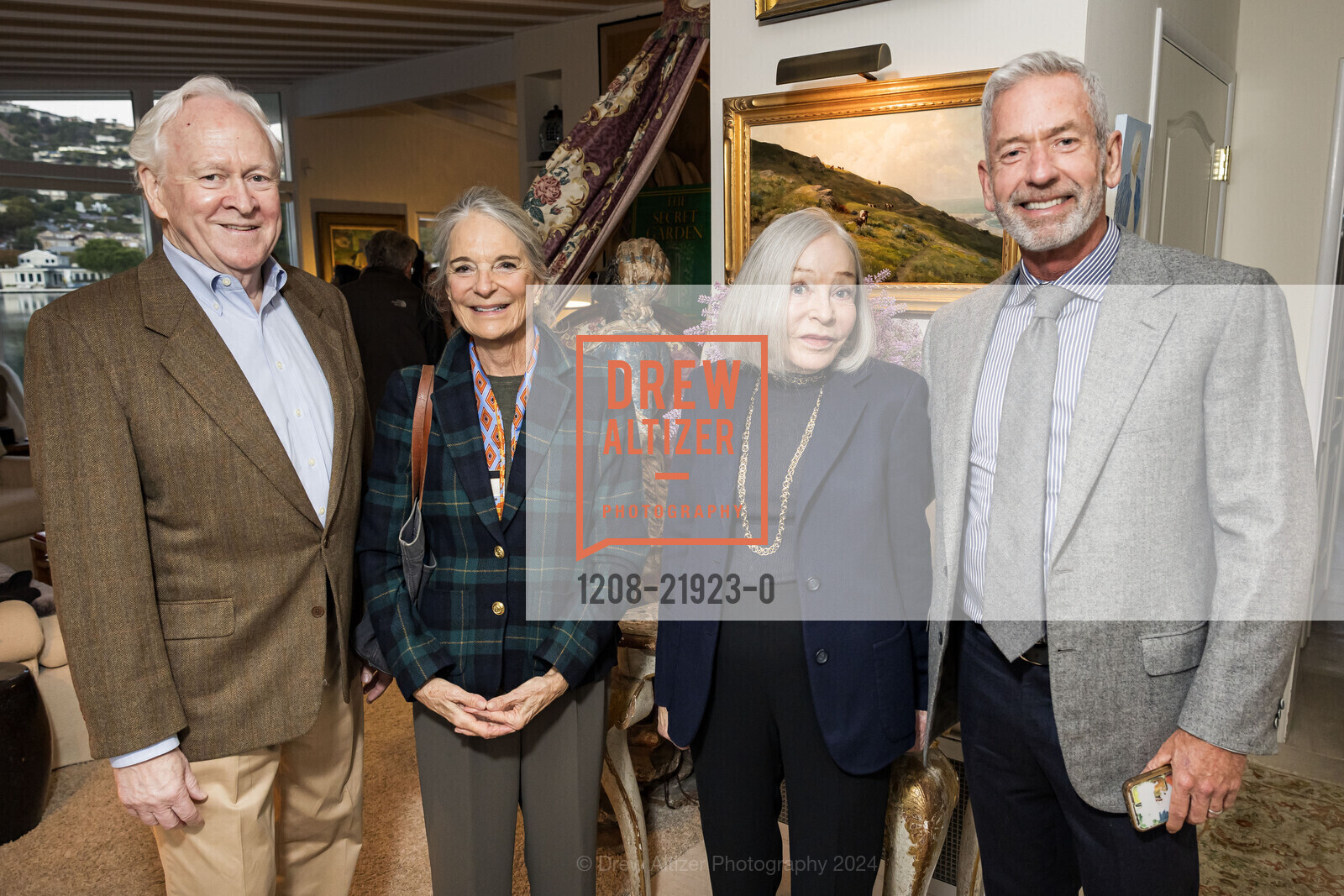 Rob Harvey, Sammie Daniels, Gretchen Kimball, James Campbell, THE SECRET GARDEN Book Release Celebration, Private Residence, October 30th, 2024, Photo #1208-21923-0 Rob Harvey, Sammie Daniels, Gretchen Kimball, James Campbell, Photo #1208-21923-0