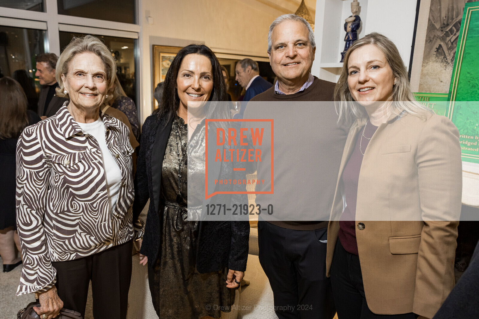 Kathleen Rende, Annabelle Frankl, John Rende, Laura Rende, THE SECRET GARDEN Book Release Celebration, Private Residence, October 30th, 2024, Photo #1271-21923-0 Kathleen Rende, Annabelle Frankl, John Rende, Laura Rende, Photo #1271-21923-0