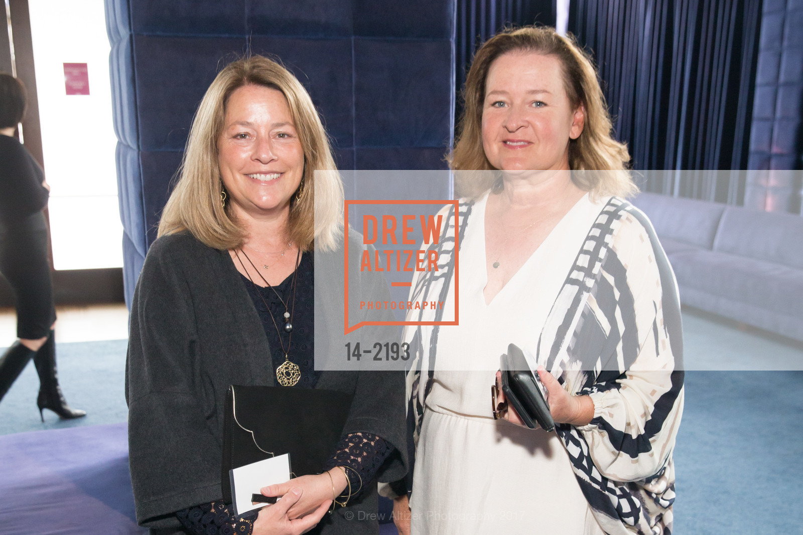 Andrea Topper, Karen Knicks, Damon Runyon Cancer Research Foundation's Benefit Performance of Hamilton, Orpheum Theatre, Blue Room. 1192 Market Street, May 16th, 2017, Photo #14-2193 Andrea Topper, Karen Knicks, Photo #14-2193