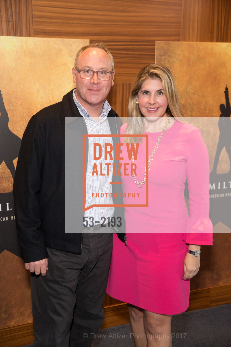Colin Fisher, Jenna Fisher, Damon Runyon Cancer Research Foundation's Benefit Performance of Hamilton, Orpheum Theatre, Blue Room. 1192 Market Street, May 16th, 2017, Photo #53-2193 Colin Fisher, Jenna Fisher, Photo #53-2193