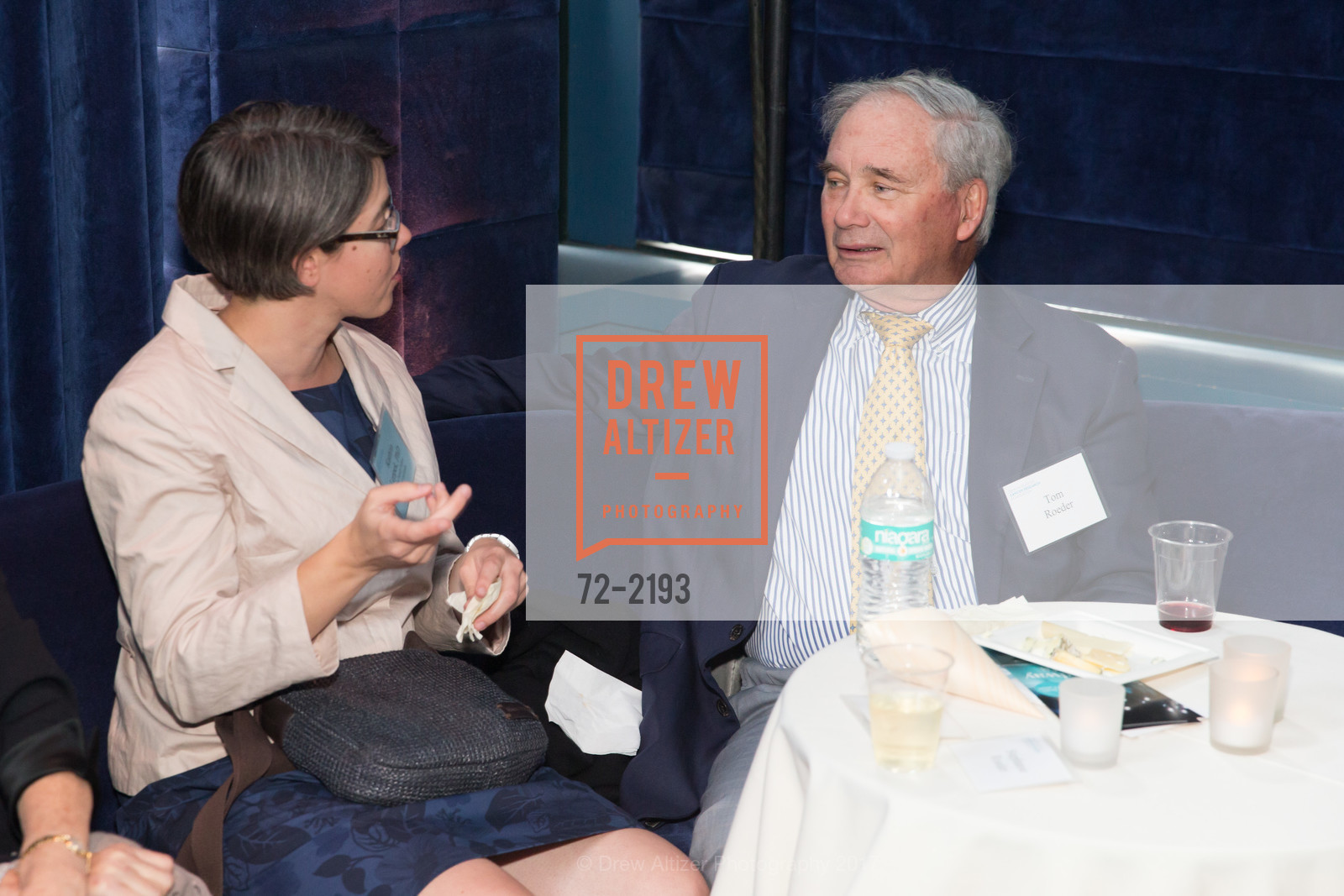 Kathrin Leppek, Tom Roeder, Damon Runyon Cancer Research Foundation's Benefit Performance of Hamilton, Orpheum Theatre, Blue Room. 1192 Market Street, May 16th, 2017, Photo #72-2193 Kathrin Leppek, Tom Roeder, Photo #72-2193