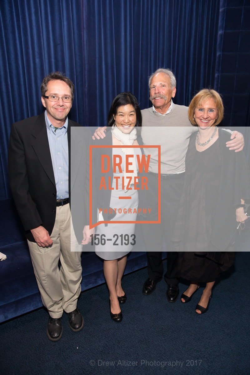 Matt Jacobson, Judy Chu, Joe Guglielmo, Deter Guglielmo, Damon Runyon Cancer Research Foundation's Benefit Performance of Hamilton, Orpheum Theatre, Blue Room. 1192 Market Street, May 16th, 2017, Photo #156-2193 Matt Jacobson, Judy Chu, Joe Guglielmo, Deter Guglielmo, Photo #156-2193