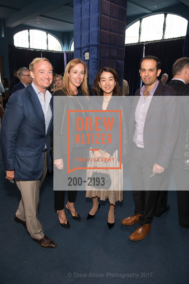 John Meeks, Meredith Meeks, Jamie Chen, Helmy Eltoukhy, Damon Runyon Cancer Research Foundation's Benefit Performance of Hamilton, Orpheum Theatre, Blue Room. 1192 Market Street, May 16th, 2017, Photo #200-2193 John Meeks, Meredith Meeks, Jamie Chen, Helmy Eltoukhy, Photo #200-2193