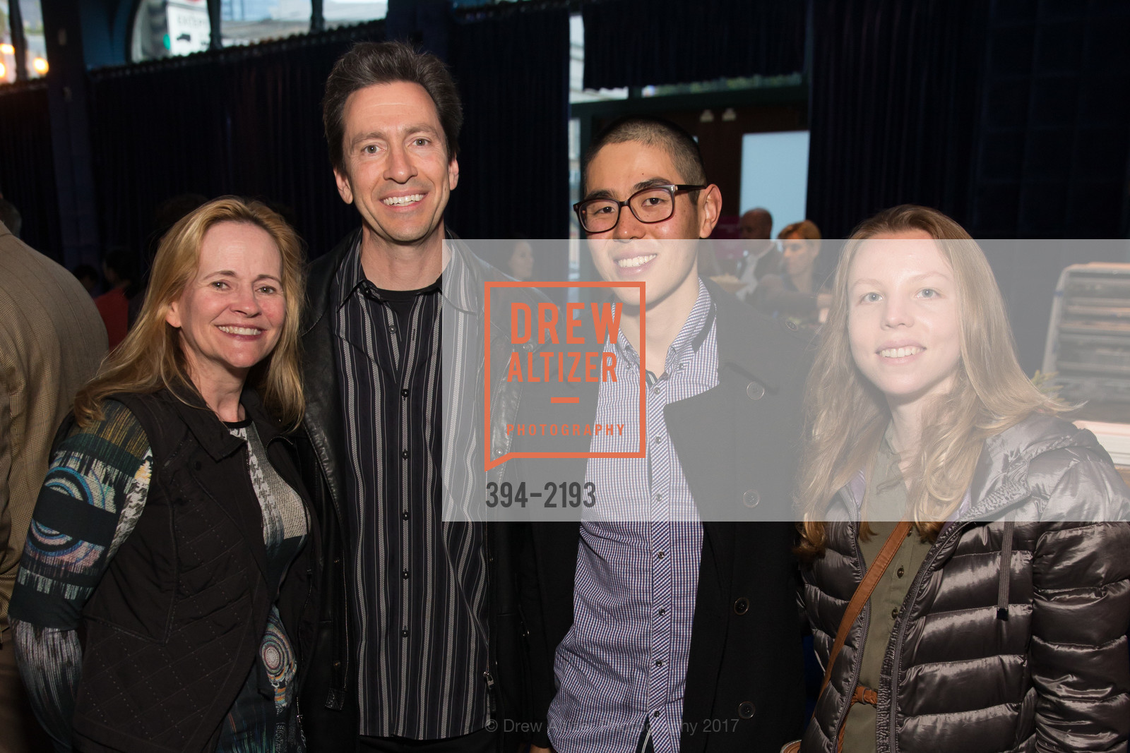 Molly Forstall, Scott Forstall, Jonathan Ho, Masha Gorkovenko, Damon Runyon Cancer Research Foundation's Benefit Performance of Hamilton, Orpheum Theatre, Blue Room. 1192 Market Street, May 16th, 2017, Photo #394-2193 Molly Forstall, Scott Forstall, Jonathan Ho, Masha Gorkovenko, Photo #394-2193