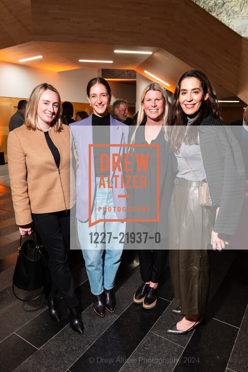 Sydney Blumenkranz, Jill Bowen, Sarah Wendell Sherrill, Becky Heldfond, SFMOMA hosts Opening Reception for Amy Sherald: American Sublime, San Francisco Museum of Modern Art. 151 3rd St, November 13th, 2024, Photo #1227-21937-0 Sydney Blumenkranz, Jill Bowen, Sarah Wendell Sherrill, Becky Heldfond, Photo #1227-21937-0