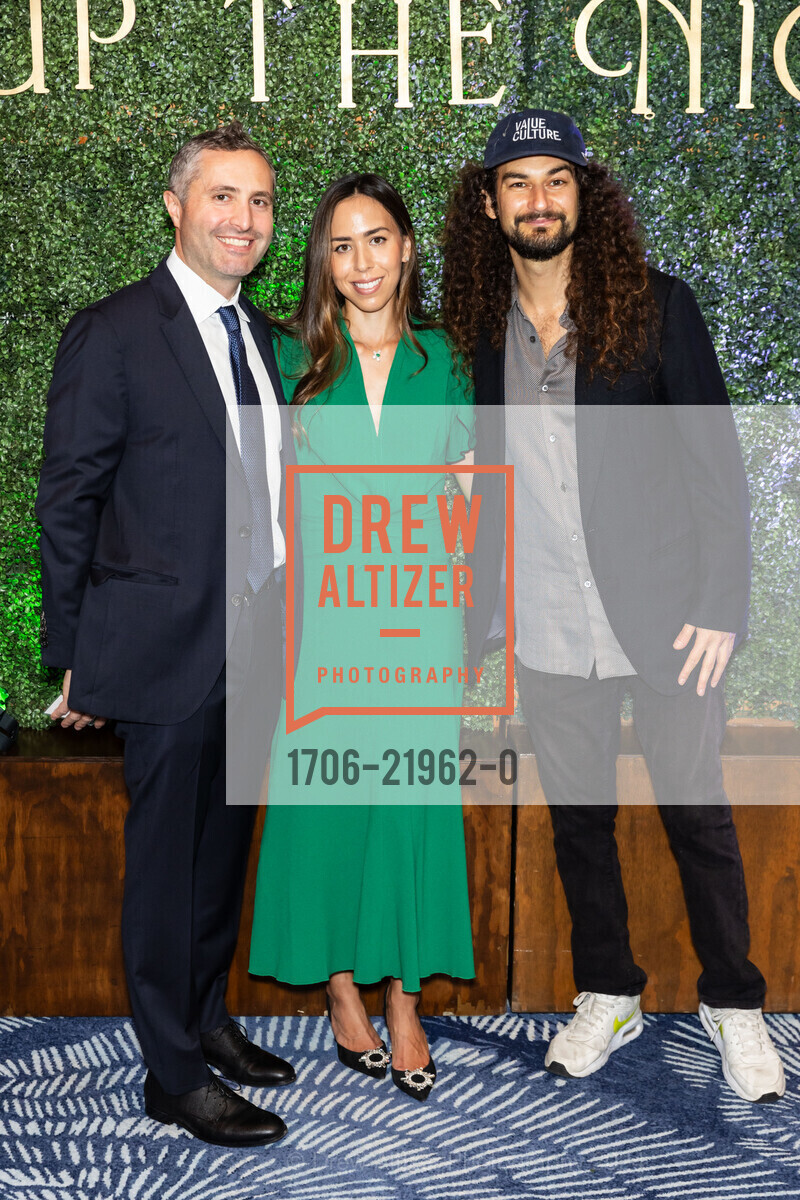 Topher Conway, Sloane Conway, Adam Swig, Safe & Sound's Blue Ribbon Event 2024, Market Center. 575 Market Street, December 7th, 2024, Photo #1706-21962-0 Topher Conway, Sloane Conway, Adam Swig, Photo #1706-21962-0