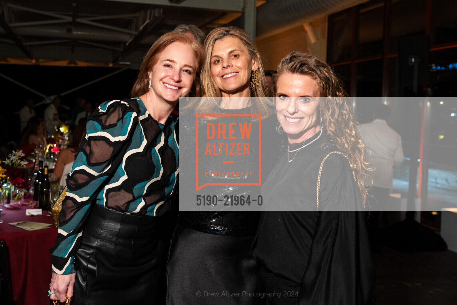 Claire Spaht, Annie Woods, Sarah Dilullo, 2024 SFFILM Awards Night, Fort Mason Center & Arts Center Gateway Pavillion. 2 Marina Blvd Bldg A, December 9th, 2024, Photo #5190-21964-0 Claire Spaht, Annie Woods, Sarah Dilullo, Photo #5190-21964-0