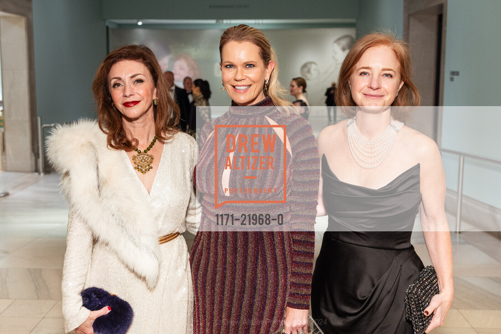 Maryam Muduroglu, Stephanie Tuttle, Claire Spaht, Elegant Evening at The Legion of Honor, Legion of Honor. 100 34th Avenue, December 10th, 2024, Photo #1171-21968-0 Maryam Muduroglu, Stephanie Tuttle, Claire Spaht, Photo #1171-21968-0