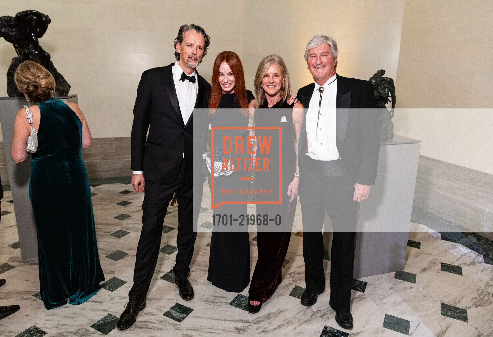 Sam Rawlstone, Karen Zeff, Tory Winnick, Michael Winnick, Elegant Evening at The Legion of Honor, Legion of Honor. 100 34th Avenue, December 10th, 2024, Photo #1701-21968-0 Sam Rawlstone, Karen Zeff, Tory Winnick, Michael Winnick, Photo #1701-21968-0
