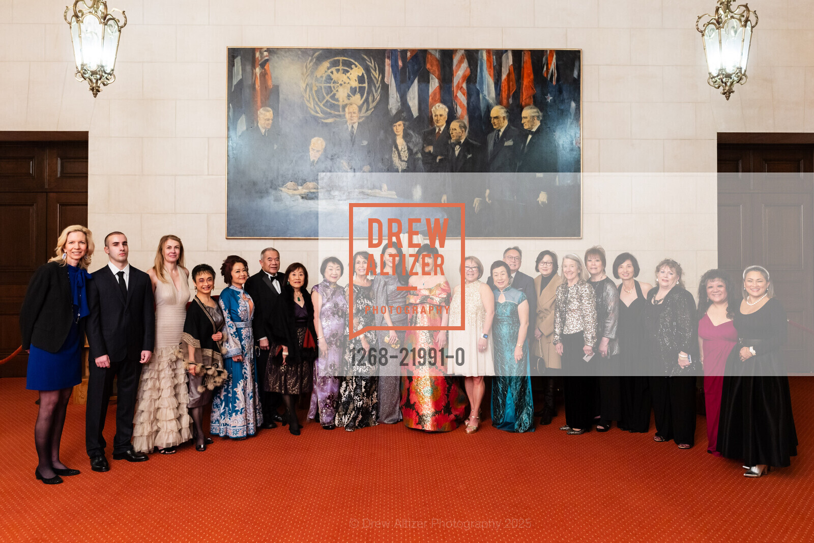 Kara Powell, Alex Di Napoli, Maya Di Napoli, Shen-Yee Poon, Kamee Tong, Gary Wong, Annie Wong, Lily Lee, Susan Hart, Marina Savoy, Margaret Liu Collins, Janis Yuen, Marina Tsang, Susan Daijo, Ruth Cube, Premiere of GOD IS GOOD hosted by Margaret Liu Collins, Herbst Theatre. 401 Van Ness Avenue, January 18th, 2025, Photo #1268-21991-0 Kara Powell, Alex Di Napoli, Maya Di Napoli, Shen-Yee Poon, Kamee Tong, Gary Wong, Annie Wong, Lily Lee, Susan Hart, Marina Savoy, Margaret Liu Collins, Janis Yuen, Marina Tsang, Susan Daijo, Ruth Cube, Photo #1268-21991-0
