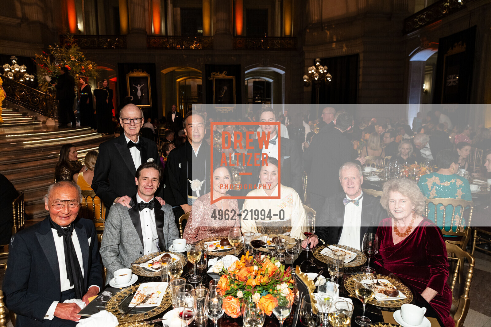 Kiyoshi Kimura, Pascal Molat, Tom Horn, Yo Osumi, Misao Osumi, San Francisco Ballet's 2025 Opening Night Gala, War Memorial Opera House. 301 Van Ness Ave, November 9th, 2024, Photo #4962-21994-0 Kiyoshi Kimura, Pascal Molat, Tom Horn, Yo Osumi, Misao Osumi, Photo #4962-21994-0
