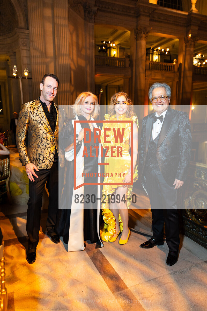 Jarrod Baumann, Heide Betz, Stephanie Block, Vincent Gotti, San Francisco Ballet's 2025 Opening Night Gala, War Memorial Opera House. 301 Van Ness Ave, Photo #8230-21994-0 Jarrod Baumann, Heide Betz, Stephanie Block, Vincent Gotti, Photo #8230-21994-0
