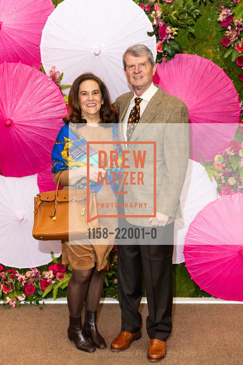 Laurie Hodrick, Bob Hodrick, Under One Umbrella's 2025 Evening Gala, Bing Concert Hall. 327 Lasuen Mall, January 27th, 2025, Photo #1158-22001-0 Laurie Hodrick, Bob Hodrick, Photo #1158-22001-0