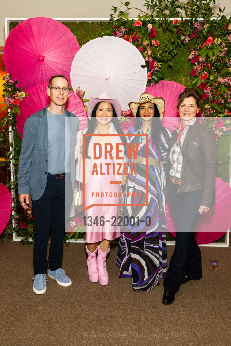 Mike Tuchen, Sarasina Tuchen, Malathi Srinivasan, Michelle Donatelli, Under One Umbrella's 2025 Evening Gala, Bing Concert Hall. 327 Lasuen Mall, January 27th, 2025, Photo #1346-22001-0 Mike Tuchen, Sarasina Tuchen, Malathi Srinivasan, Michelle Donatelli, Photo #1346-22001-0