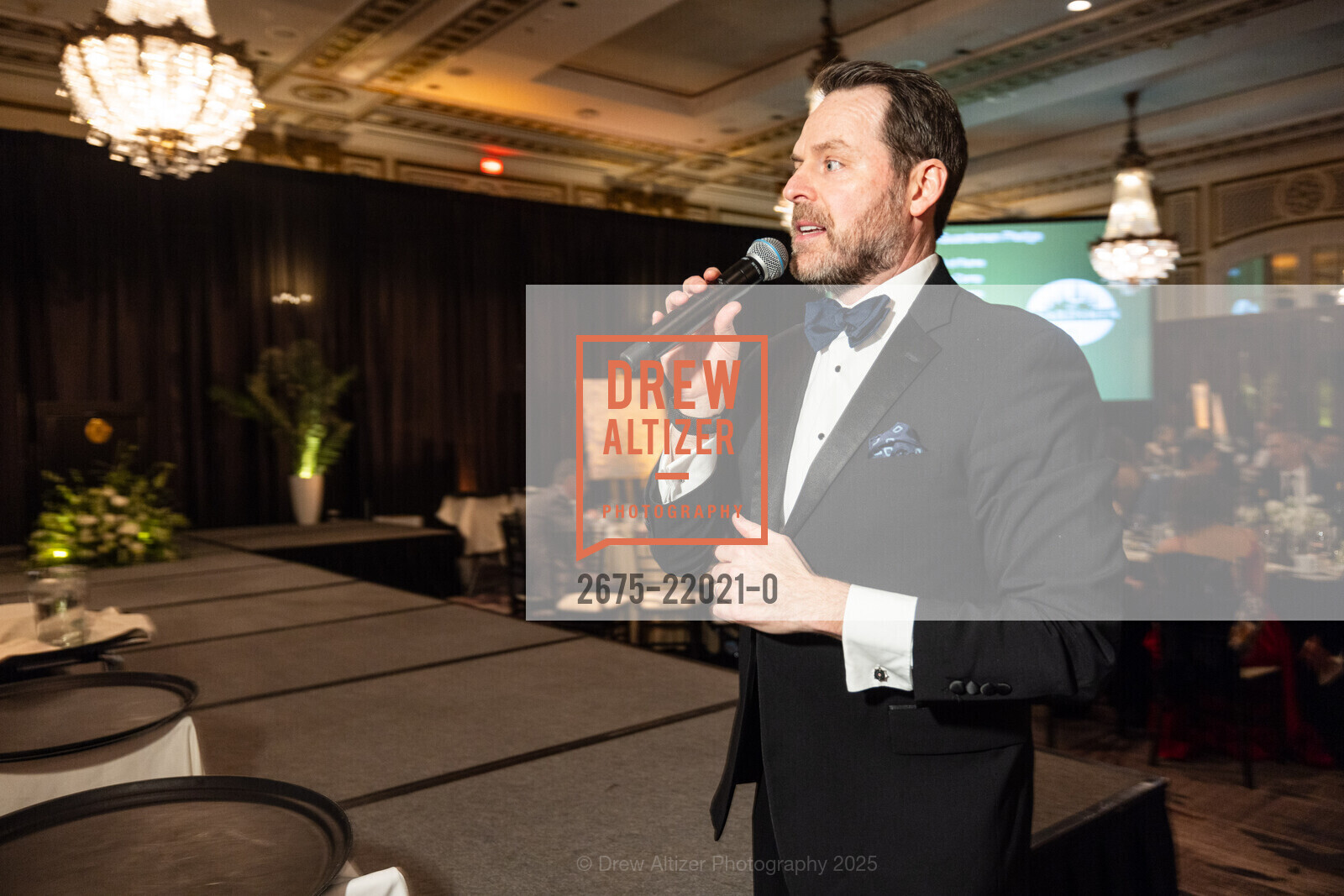 Pat Tully, The Guardsmen 48th Annual San Francisco Wine Auction, Palace Hotel. 2 Montgomery Street, February 22nd, 2025, Photo #2675-22021-0 Pat Tully, Photo #2675-22021-0