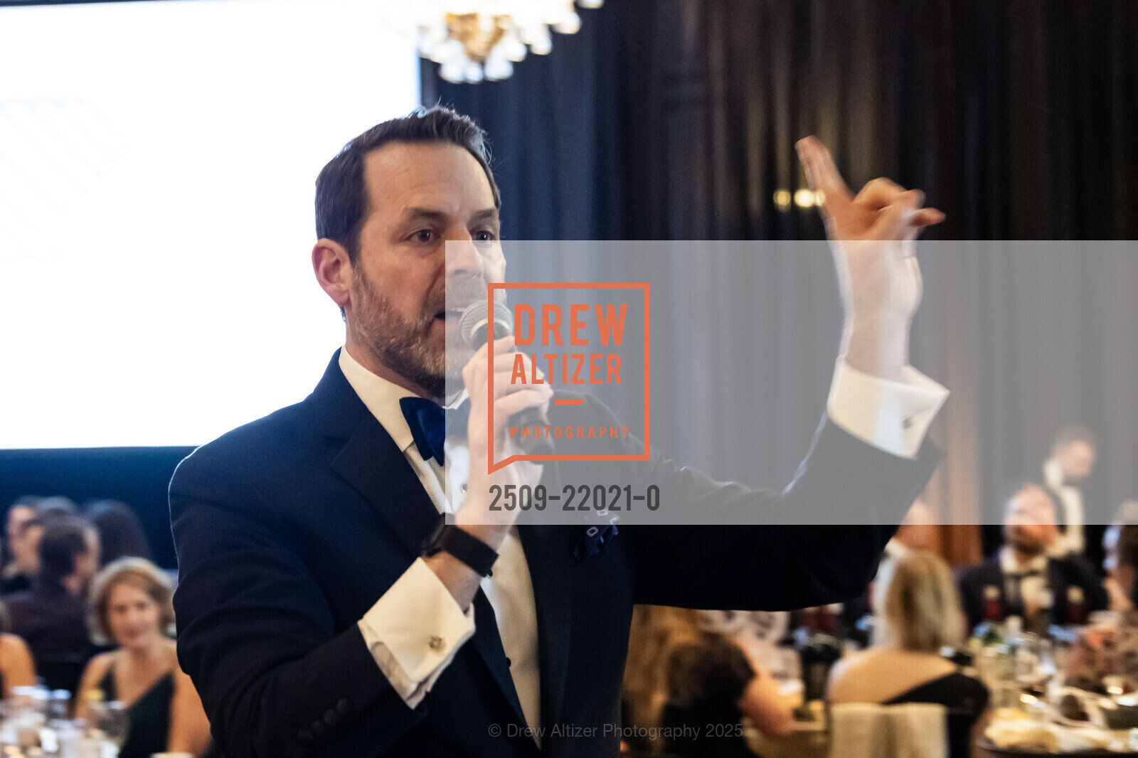 Pat Tully, The Guardsmen 48th Annual San Francisco Wine Auction, Palace Hotel. 2 Montgomery Street, February 22nd, 2025, Photo #2509-22021-0 Pat Tully, Photo #2509-22021-0