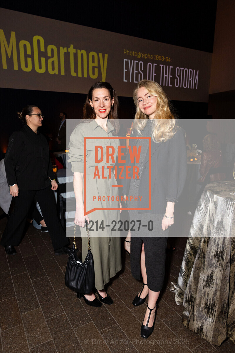 Victoria Siddall, Sarah Hilliam, Paul McCartney Member + Donor Opening Reception, De Young Museum. 50 Hagiwara Tea Garden Drive, February 27th, 2025, Photo #1214-22027-0 Victoria Siddall, Sarah Hilliam, Photo #1214-22027-0